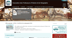 Desktop Screenshot of aphg.fr